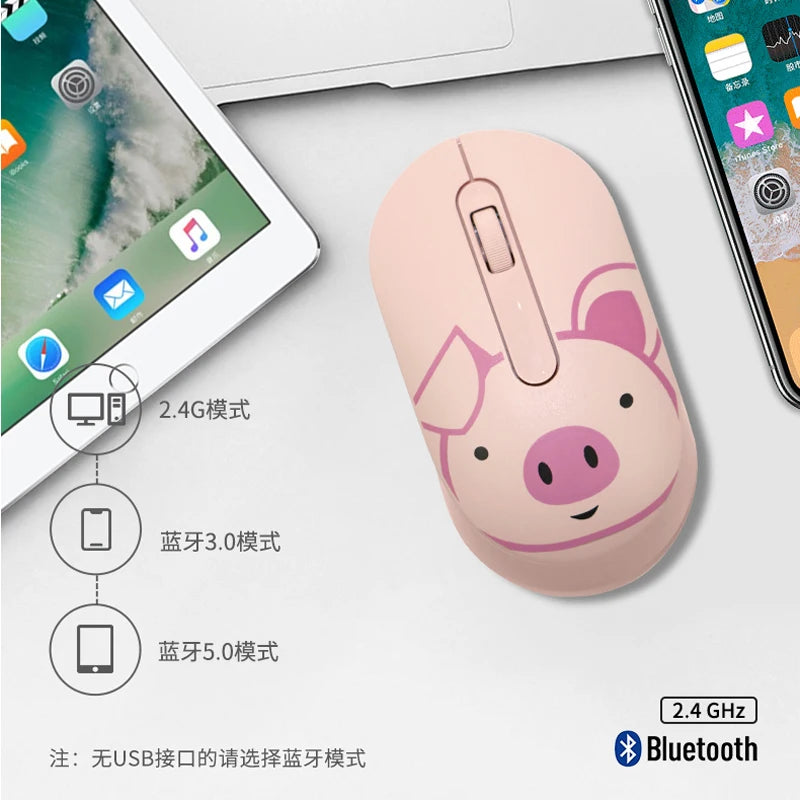 Bluetooth Mouse Wireless Mouse Computer Ergonomic Mini Usb Mause 2.4Ghz Silent Macbook Optical Mice For Laptop Pc
