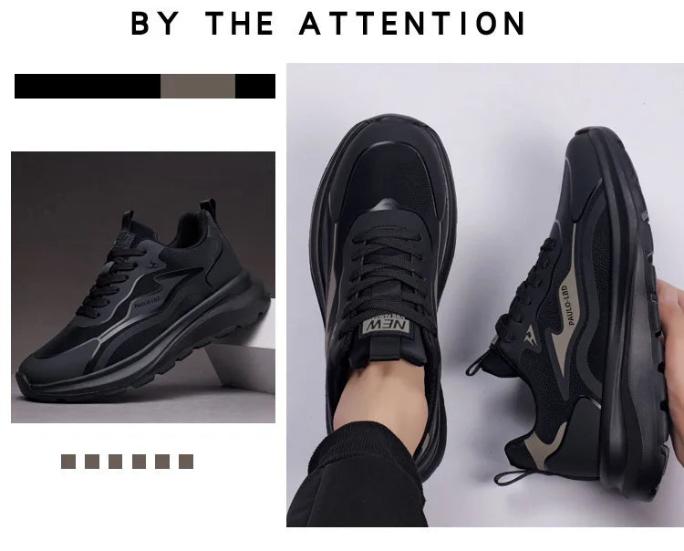 Men's shoes 2026 new trendy soft soled casual shoes for spring and summer, breathable and comfortable running sports shoes