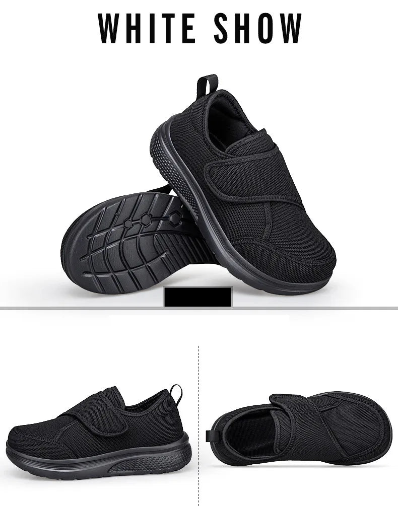 New Wide Toe Men's Barefoot Shoes Orthopedics Wide Feet Swollen Shoes Comfortable Diabetic Shoe Walking Shoes Men's Shoes