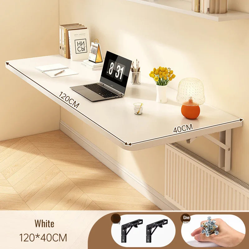 Household Wall Mounted Foldable Desk Waterproof and Anti Fouling Panel Multi Functional Suspended Wall Table