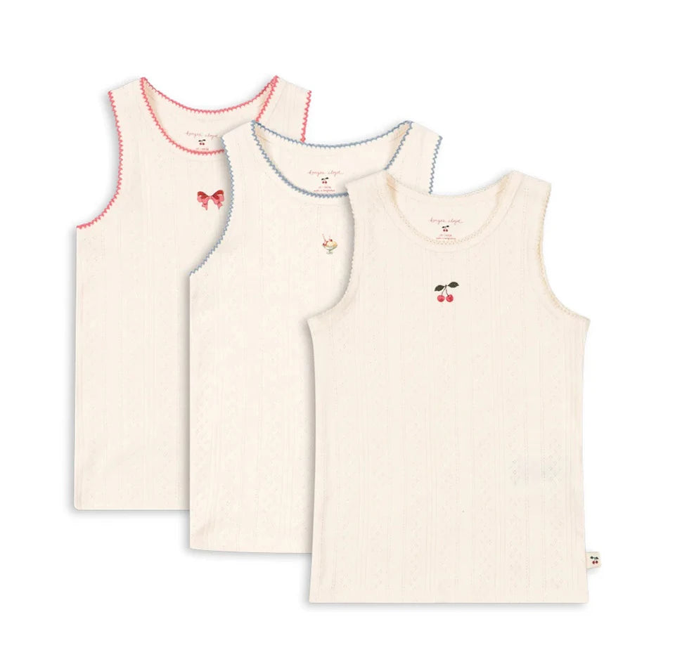 Summer Girls KS Same Style Homewear Collection Leopard Print Camisole Skirt Set Cute Pajama Vest Breathable Children's Sleepwear