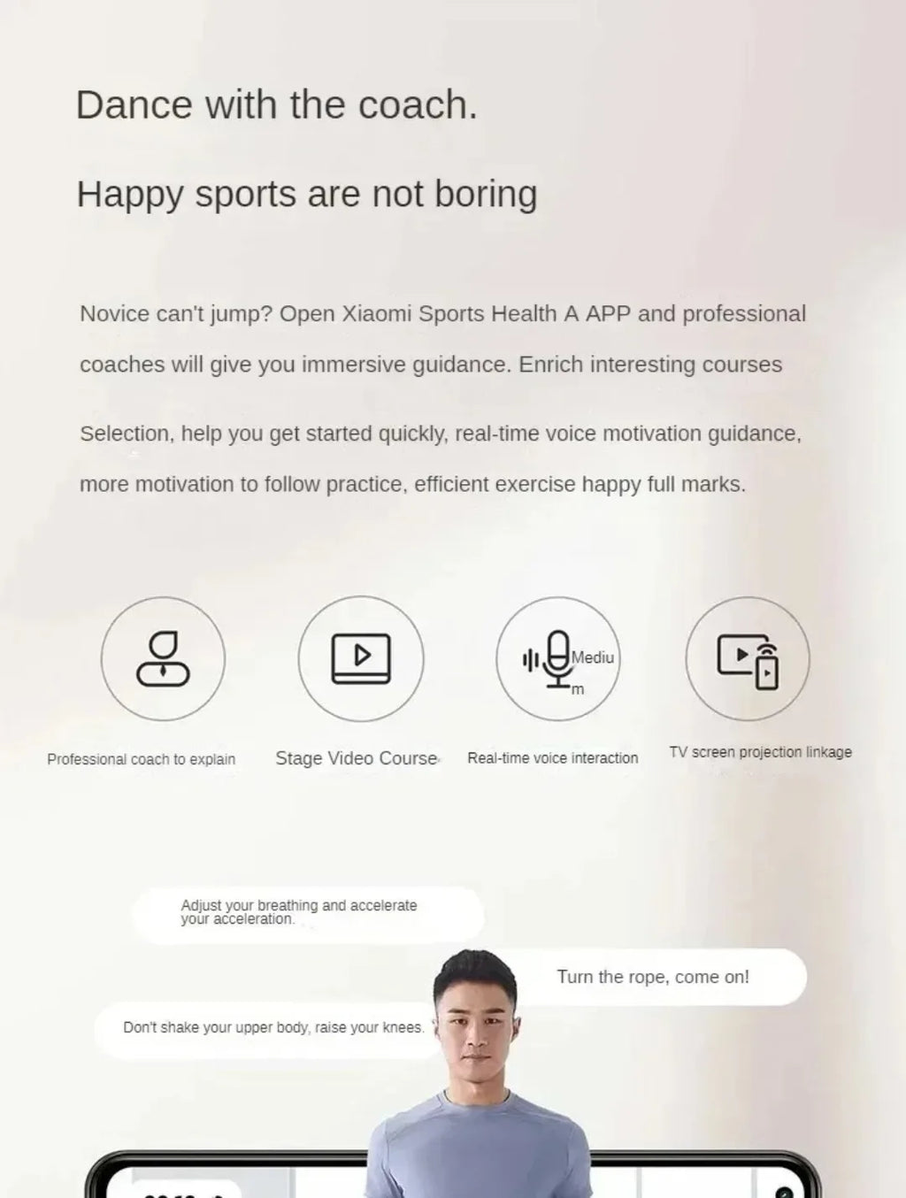 Original Mijia Smart Skipping Jump Rope XMSR-P803 Counter With Fit App Adjustable Calorie Calculation Sport Fitness Professional