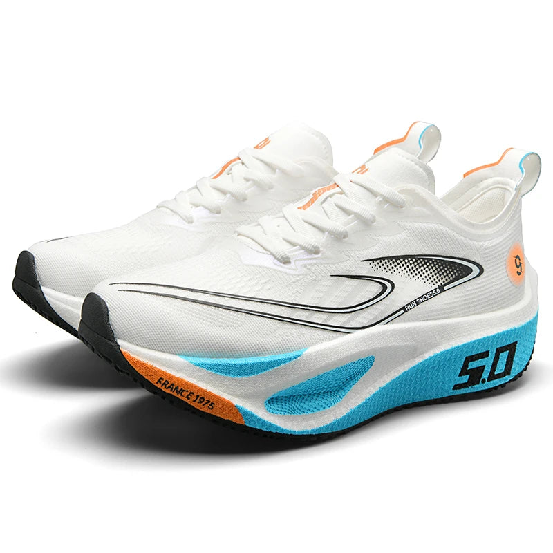 Casual Sports Shoes for Men&Women,Sneakers Platform Running Carbon Plate,Marathon Racing,Shock-absorbing,Athletics Training Shoe