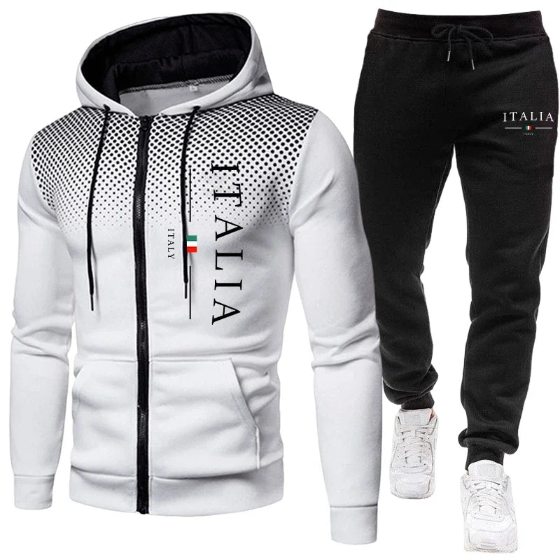 Fall/Winter Popular Men's Sport Outfits  Urban Casual Sporty Jogging Sets  Men's Daily Training Clothing