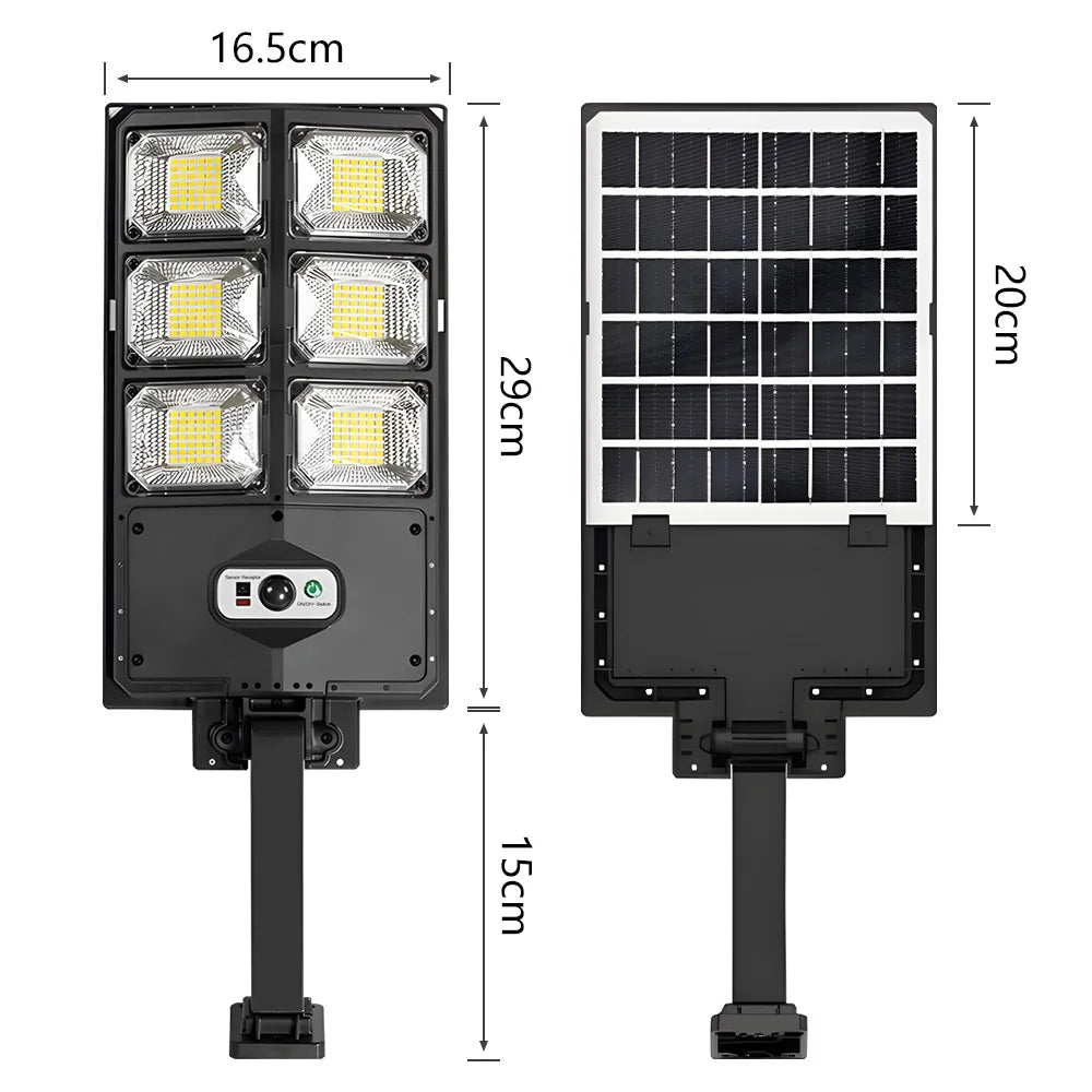 Solar Lights Outdoor Waterproof LED Solar Lamp Motion Sensor Light Remote Control Garden Accessories Outdoor Street Yard Garage