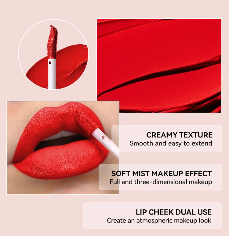 6 colors Moisturizing Lip Gloss-Pearlescent Lustrous Mirror Nude Lip Stain with Natural Lip Oil Valentine's Christmas Day Gifts