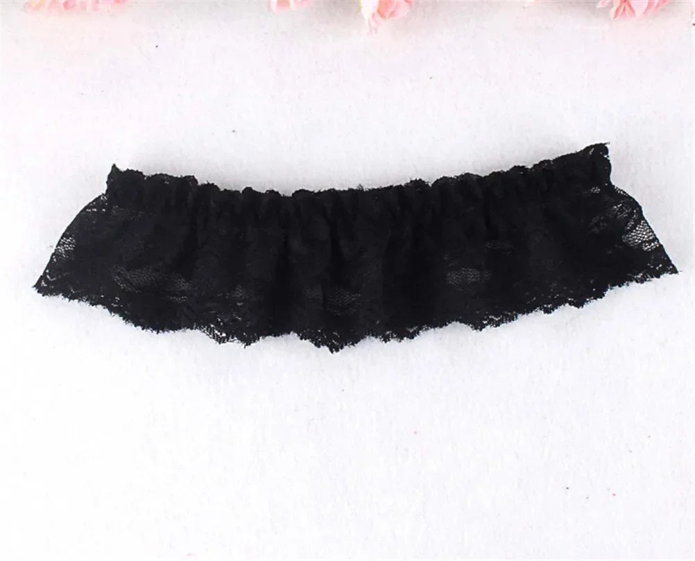 Lingerie Wedding Gift Party Bride Wedding Leg Flower Sexy Lace Elastic Leg Garter Belt With Ribbon Bow Suspender Thigh Harness