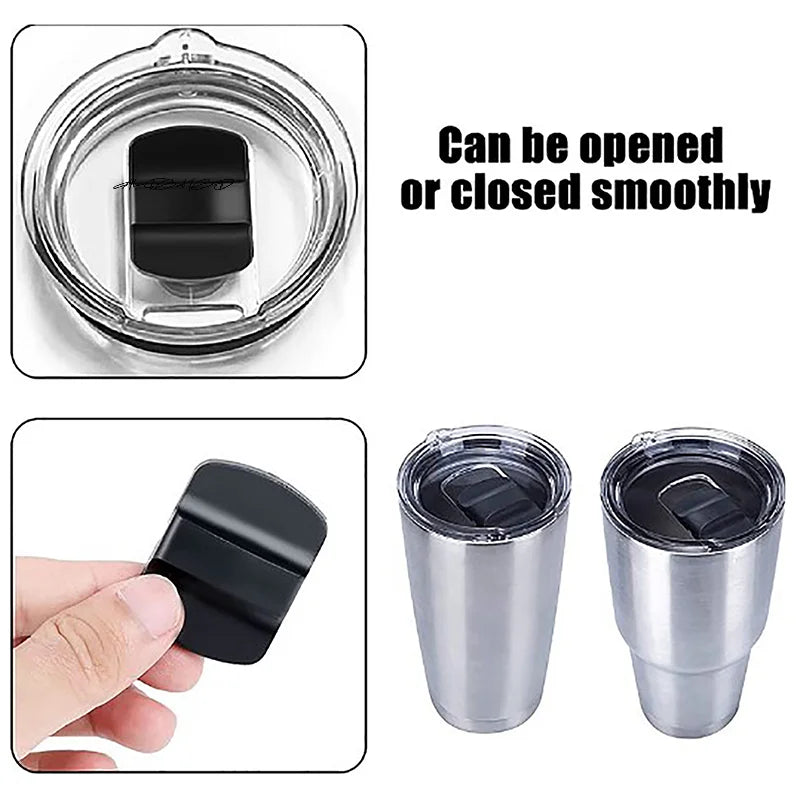 Round Plastic Cup Lid for 20oz 30oz Coffee Mugs Water Thermos Tumbler And Bottle Covers Universal Fit Thermal Lids
