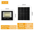 Solar Flood Lights LED Solar Powered Spotlight 50w 100w 200w 300w 500w Outdoor Waterproof Reflector Solar With Remote Control