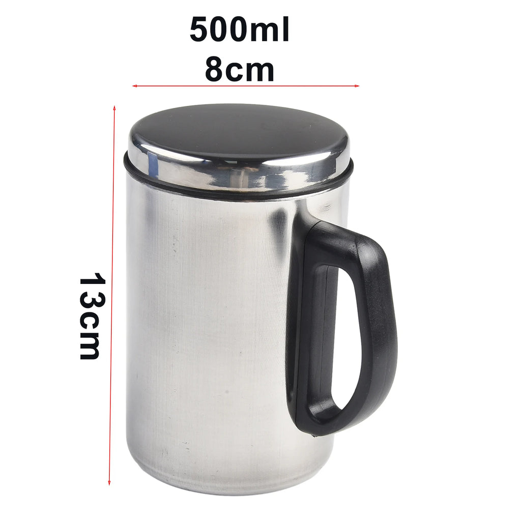 350/500ml Stainless Steel Thermal Cup With Lid Insulated Cup Coffee Milk Tea Cups Office Water Mugs For Travel Camping Water Cup