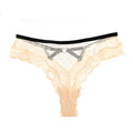 Lingerie Low Waist Lace Panties Thong Hollow Out Underwear for Women Transparent Dots Mesh Lace Briefs Girl
