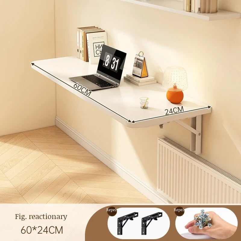 Household Wall Mounted Foldable Desk Waterproof and Anti Fouling Panel Multi Functional Suspended Wall Table