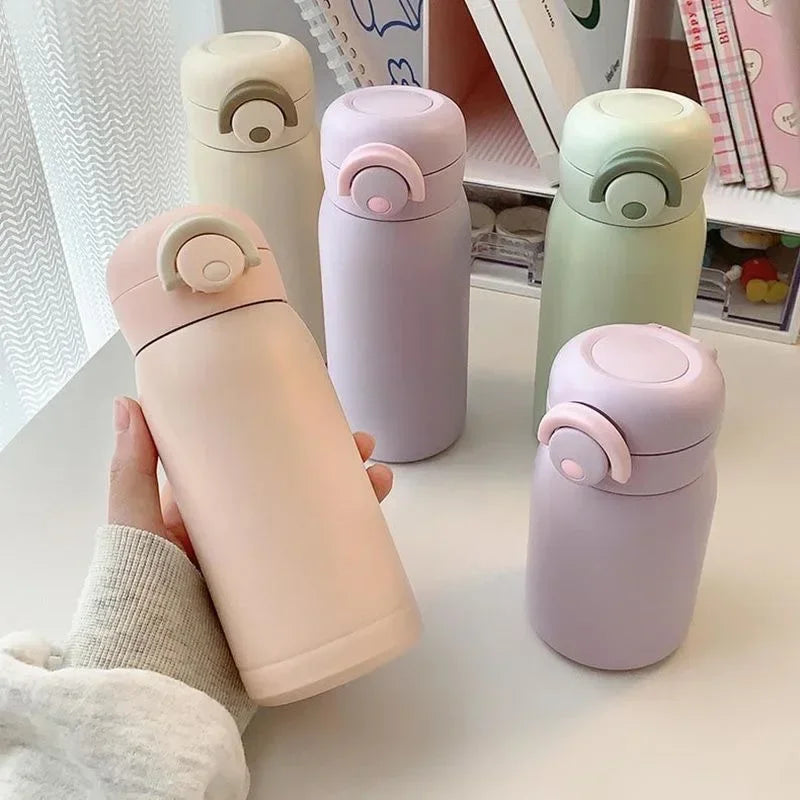 Mini Thermos Cup 220ml/350ml, Stainless Steel Thermal Cup, Insulated Water Bottle, Ideal Gift for Children