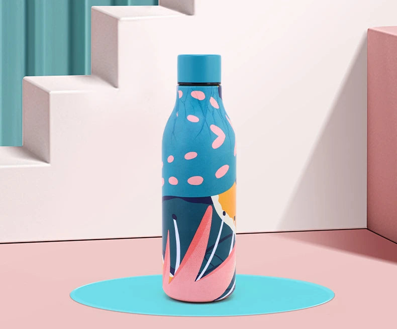Cup Thermal Bottle for Coffee Travel Mug Insulated Tumbler School Water Bottle Stainless Steel Thermo Thermos Hot Themo Carry