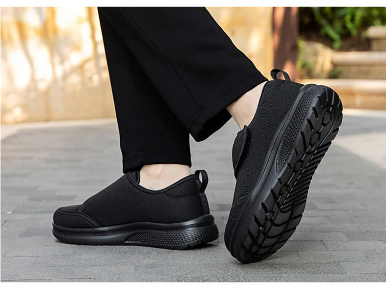 New Wide Toe Men's Barefoot Shoes Orthopedics Wide Feet Swollen Shoes Comfortable Diabetic Shoe Walking Shoes Men's Shoes