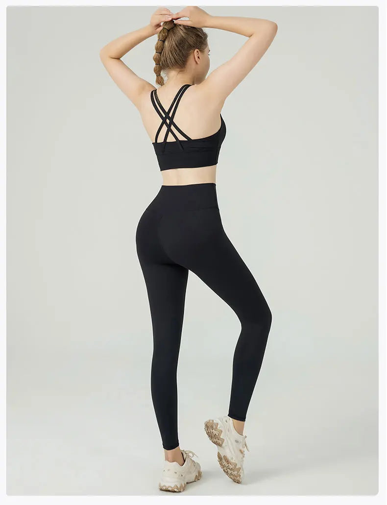 Yoga Set Women's Sports Bra and Leggings Jogging 2-piece set yoga Sports Women Gym Set Clothes Sportwear Woman Clothes
