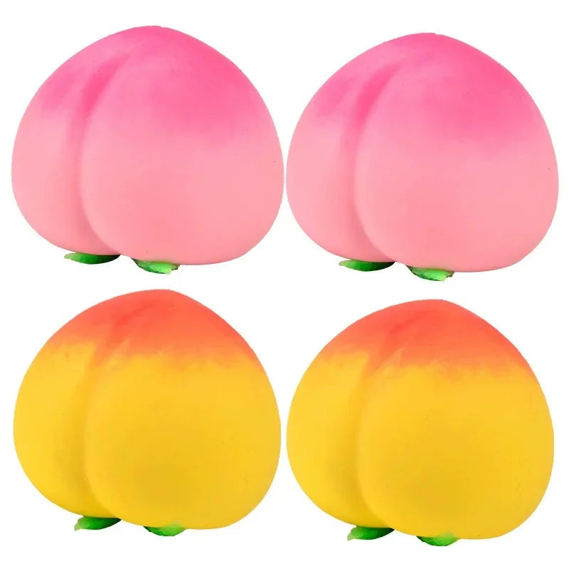 Peach Squishy Stress Ball Mustbuy Needoh Nice Cube Cheese Squishy Squishies Needoh Squishies Squishy Toys Fidget Sensory Toys fo