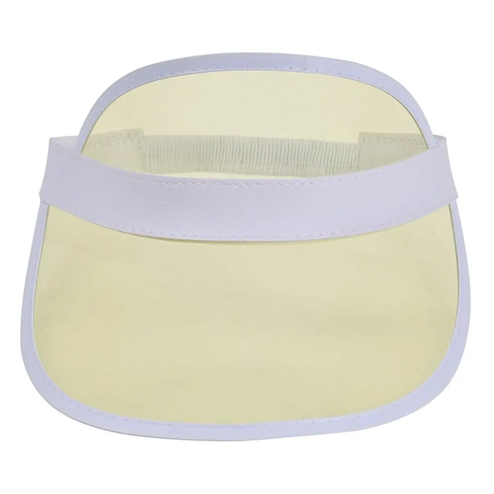 Summer Baseball Hat Anti-UV Sunshade Hat Empty Top Transparent Plastic Visor Caps Sunshade Bicycle Sun Hat Sports Accessories