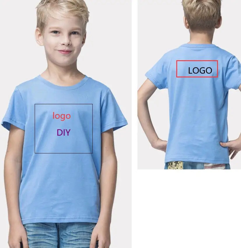 Summer Girls' Casual First Day of School Happy Print T-shirt with Round Neck and Short Sleeve Kids Clothes