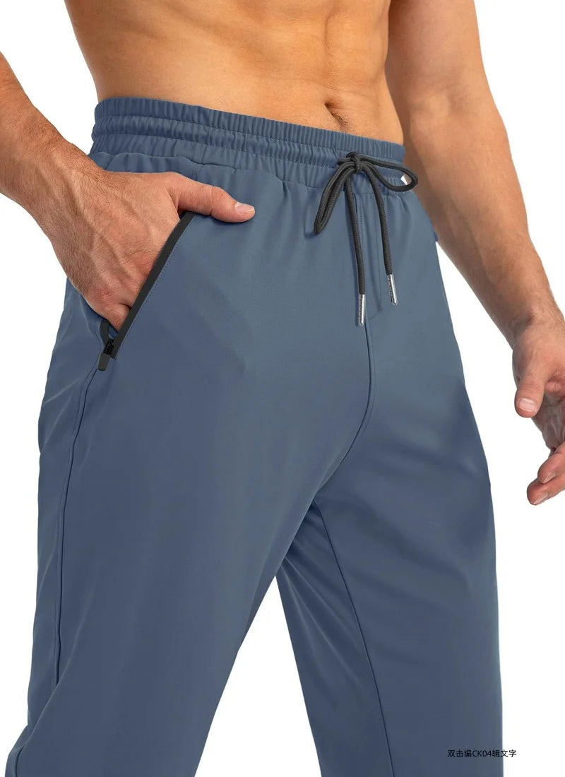 Jogging Sport Pants Sportswear Training Tracksuit Elastic Joggers Workout Athletic Trousers Gym Fitness Running Sweatpants Men