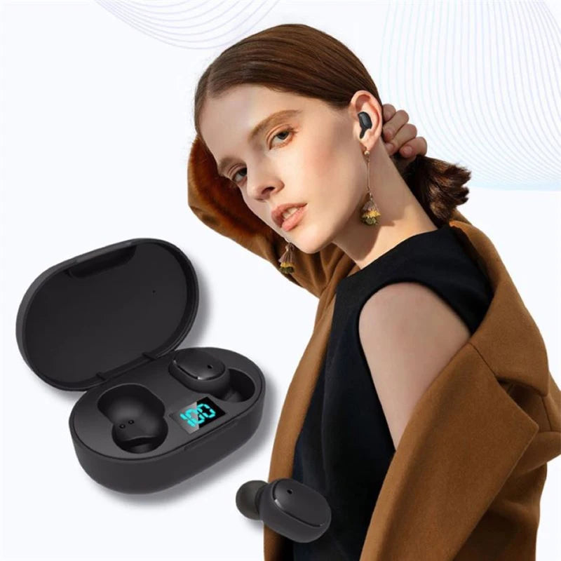 Bluetooth 5.0 Earphones Wireless Bluetooth Headset HiFi Noise Cancelling Headsets With Microphone Headphones For iPhone Xiaomi