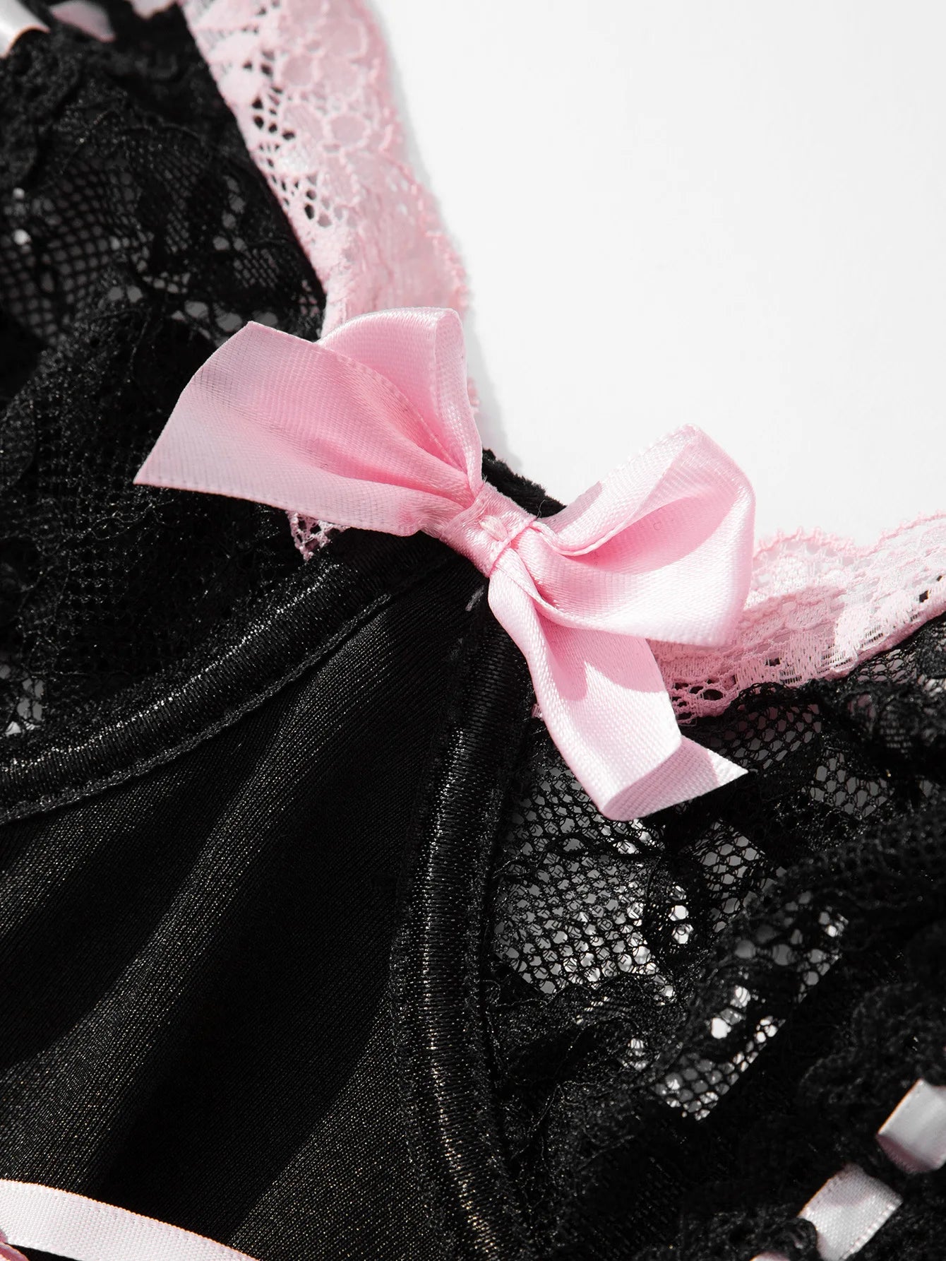 Women's Sexy Bra Set Erotic Underwear Set Porno Lingerie Lace Bralette Bra and Panty Garter Set Sex Hot Erotic Sleepwear