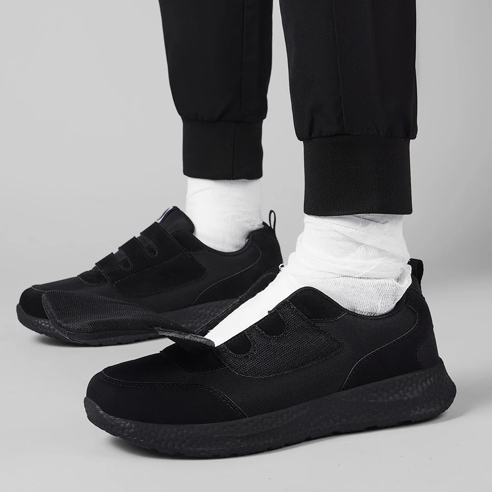 Wide Toe Sneakers Orthopedic Diabetes Shoes for Swollen Feet Hallux Valgus Bunion Support Thumb Eversion Footwear