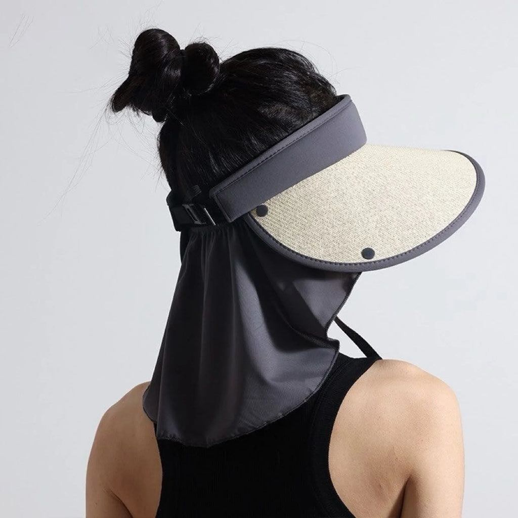 Summer Outdoor Sun Hat For Women Fashionable Casual Wide Brimmed Hat Portable Fisherman Hat With Removable Sunscreen Hats
