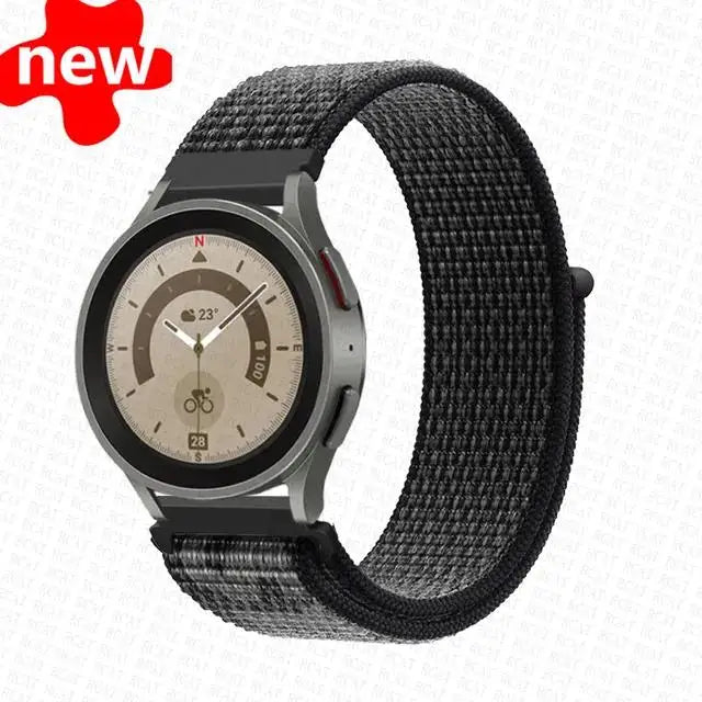 22mm 20mm Band for Samsung Galaxy Watch 7 FE 4 6 classic 5 Pro 3 active 2/correa Nylon Bracelet Huawei watch GT 2 3 pro 4 strap