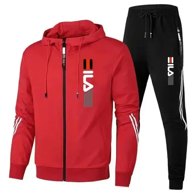 Men's Sportswear Set for Spring and Autumn 2026: Casual Sports Jacket + Sports Pants, Jogging Fashion and Stylish Sports Suit