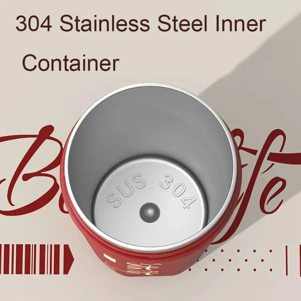 Stainless Steel Travel Thermal Cup 520ML Keeps Cold and Heat Coffee Vacuum Flask Portable Heat-resistant Coffee Thermos Mug