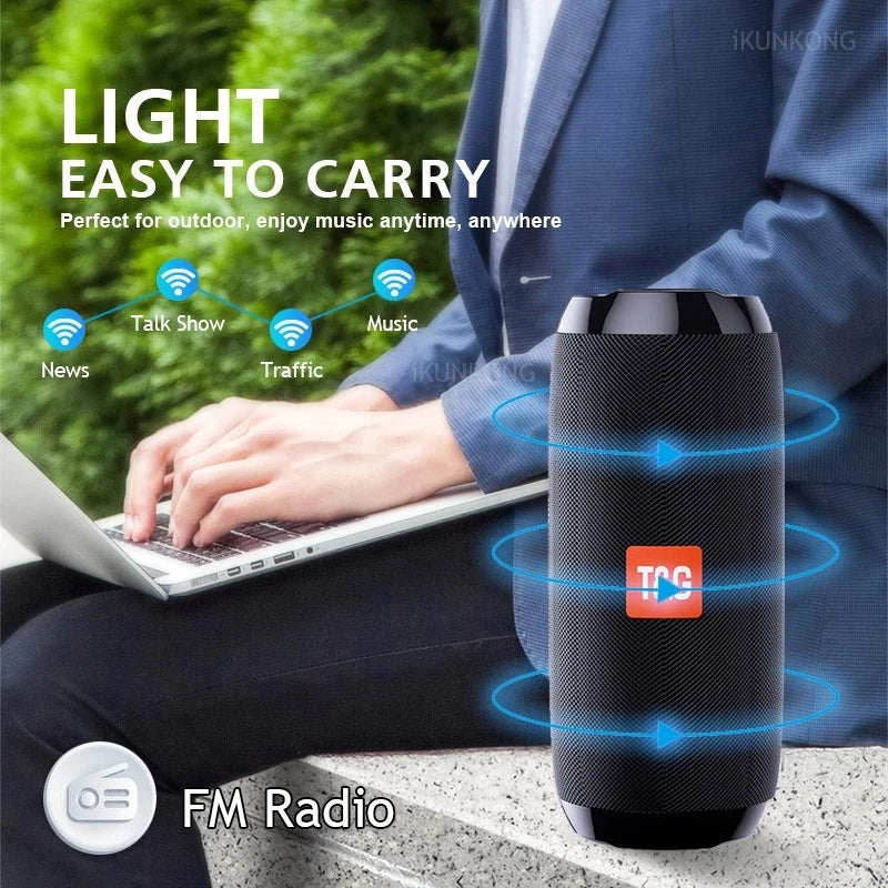 Wireless Bluetooth Speaker Portable Blutooth Radio FM Subwoofer Music Sound Box For Blootooth Audio Hand Free Baffe Caixa De Som