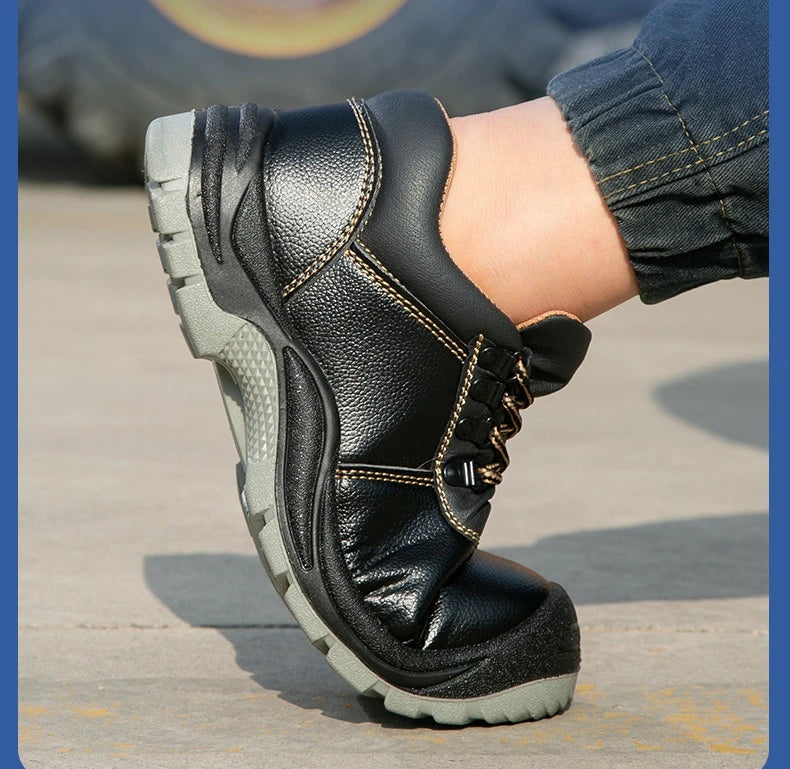 Steel Toe Shoes for Men Women Lightweight Anti-smash Steel Toe Sneakers Indestructible Work Boots Construction Safety Shoes