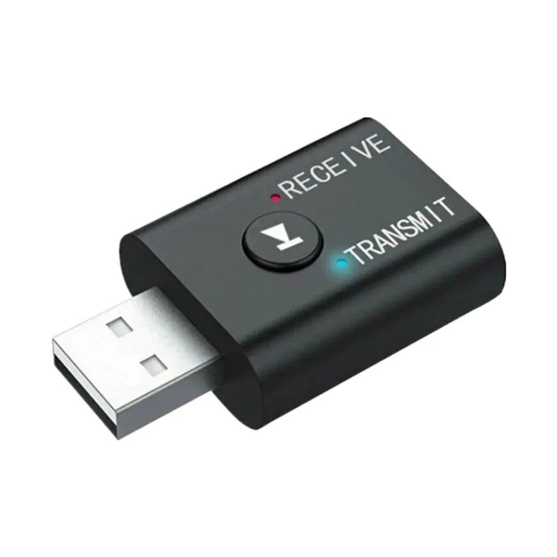 BT 5.0 Bluetooth Adapter Wireless Audio Receiver and Transmitter Dual Function Bluetooth 5.0 USB Dongle For Speaker Headset Car