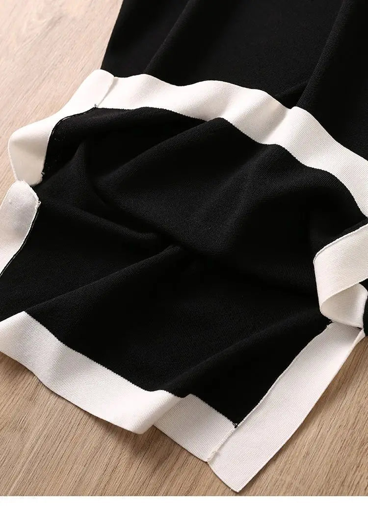 Summer Dresses Ladies 2023 Luxury Designer Rose Embroidery Split T shirt Long Ice Silk Straight Maternity Dress Women's Clothing