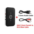 Bluetooth 5.0 Audio Transmitter Receiver Stereo AUX Jack RCA USB Dongle Music Wireless Adapter For Car Kit PC TV Headphone