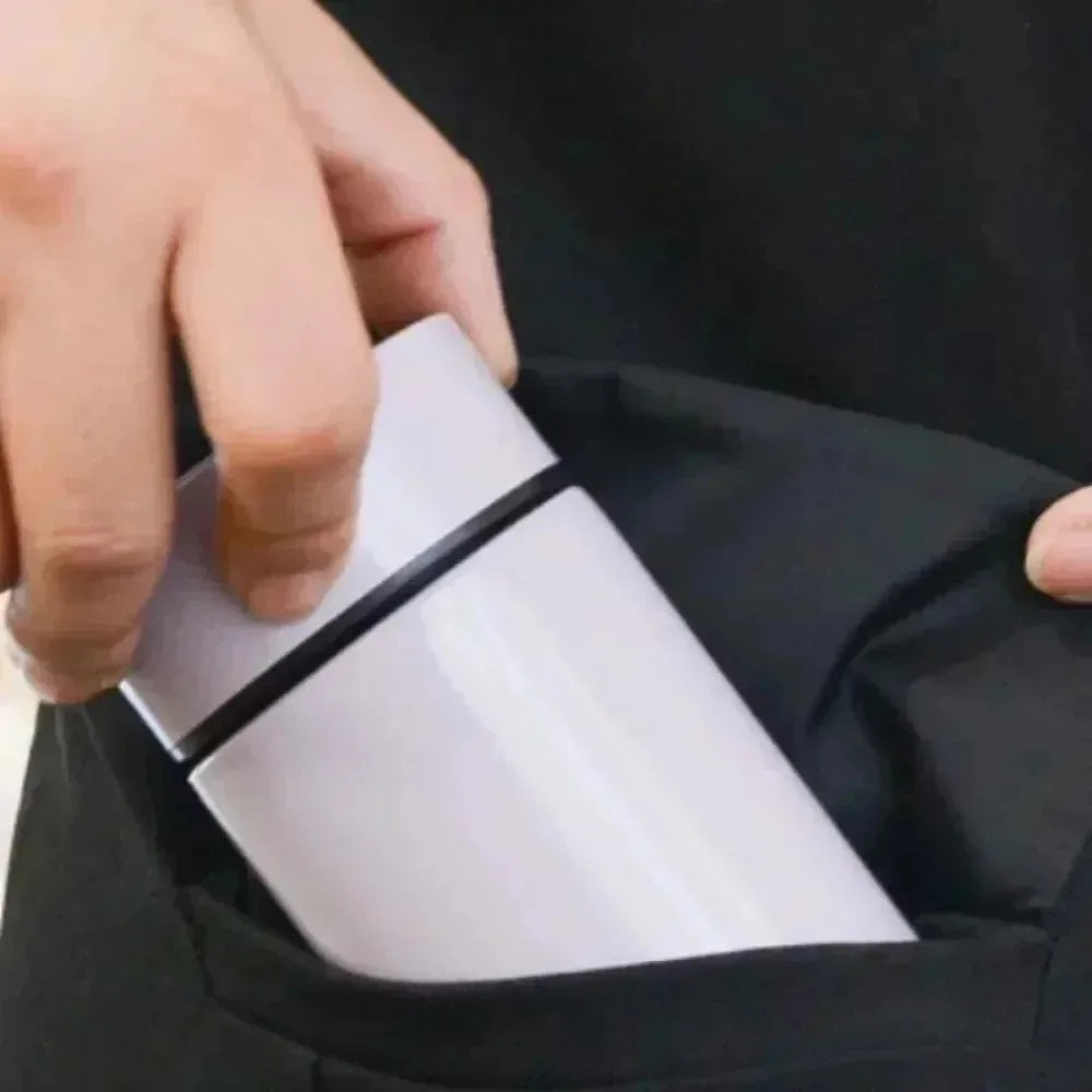 Custom Name 200ML Smart Display Thermos Cup 304 Stainless Steel Mini Pocket Size Portable Thermal Mug for Student School Outdoor