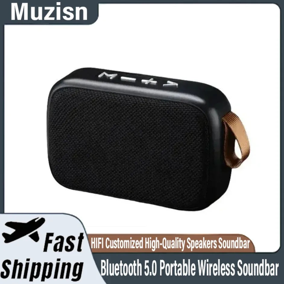 Bluetooth 5.0 Portable Wireless Soundbar 500mAh Battery Outdoor Indoor Sport HIFI Customized High-Quality Speakers Soundbar