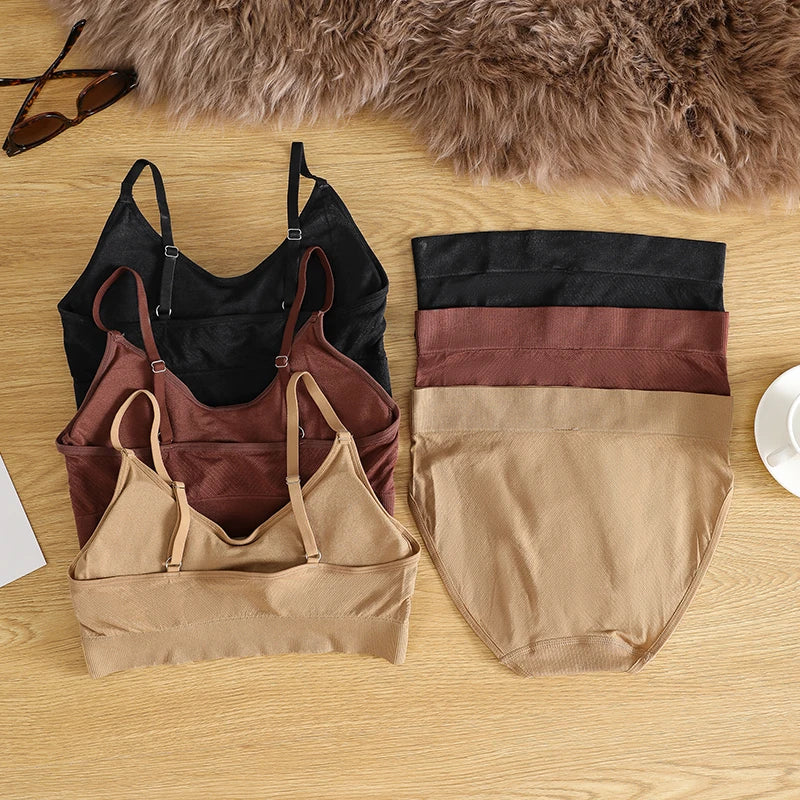New Design Seamless Bra and Panties Underwear Set Conjuntos Interior Para Mujeres Seamless Bra And Panties Sets For Women