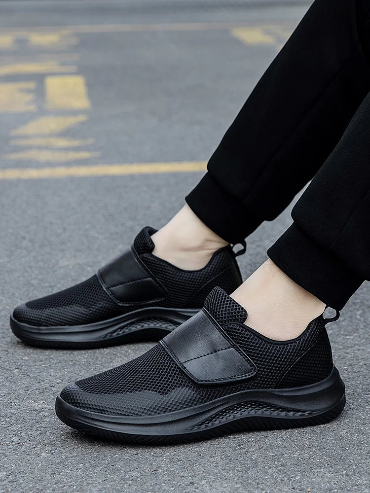 Men Orthopedics Wide Feet Swollen Walking Casual Shoes Thumb Eversion Adjusting Soft Comfortable Diabetic Man Shoes Big Size