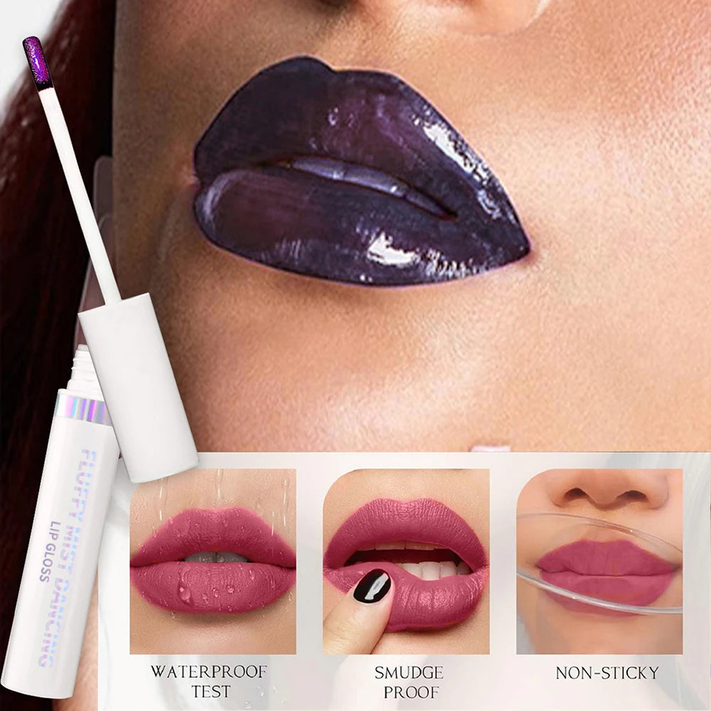 Non-stick Cup Cracking Lip Stain Wipe Off Pink Lip Tint Transfer Proof Lasting Peel Off Metallic Lip Mask Waterproof Cosmetics