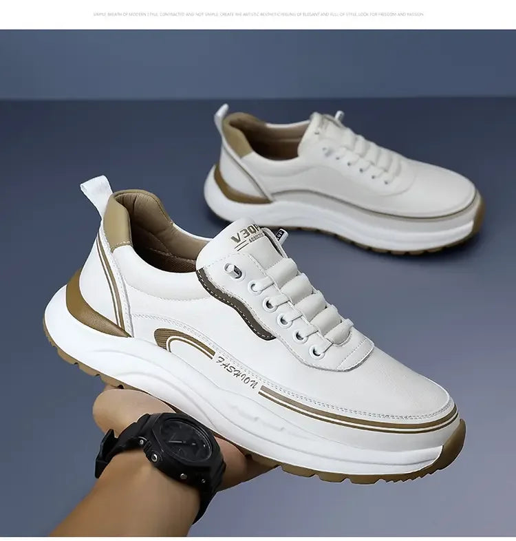 Flat shoes White Shoes Durable breathable abrasion resistance stainresistant sports leisure Soft elastic sole Support stability