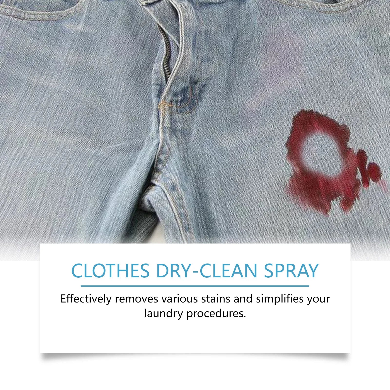 Laundry Stain Remover - Household Laundry Detergent for Stubborn Stains, Sweat Stains, Deep Cleaning of Clothes