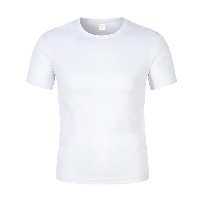 Summer  Solid T-Shirts Mens Basics Oversized O-Neck Tops Casual Soft Short Sleeve Tees Street Comfortable Male Clothes
