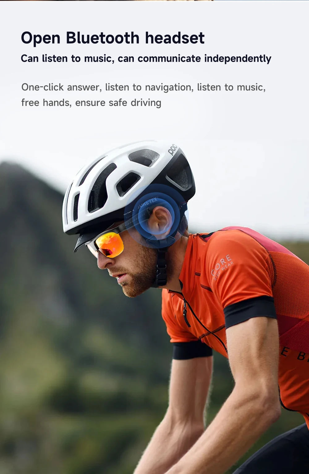Fashion Bluetooth Smart Glasses Men Women Intelligent Noise ReductionBOSS Sound Chamber Speaker Clear Call UV Protection Lens