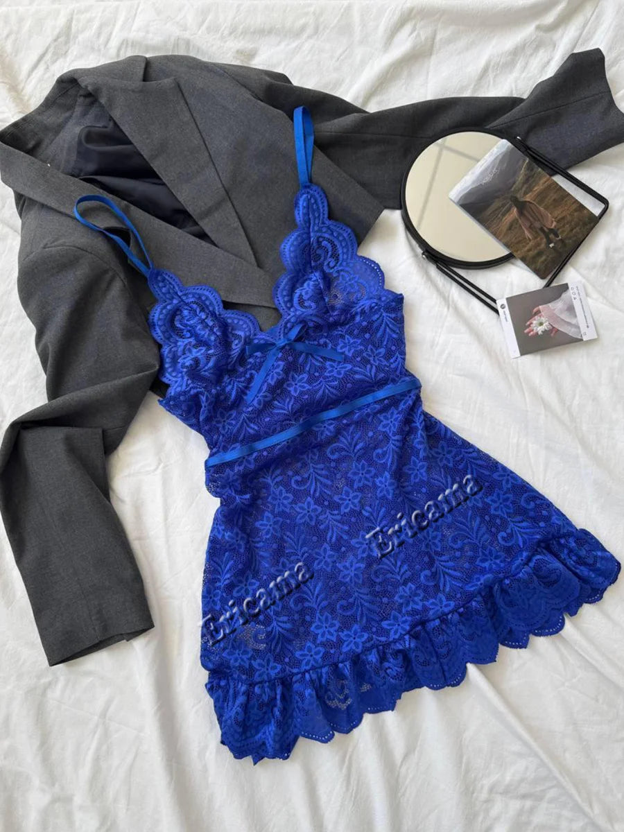 Sexy Bra And Panty Set Erotic Underwear For Women Sexy Transparent Lace Delicate Bra Exotic Sets Sexy Pajamas Erotic Sleepwear