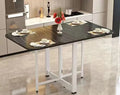 Foldable Rectangular Dining Table 100/120/140 Cm for Small Space Home And Restaurant Furniture Compact Meal Folding Table