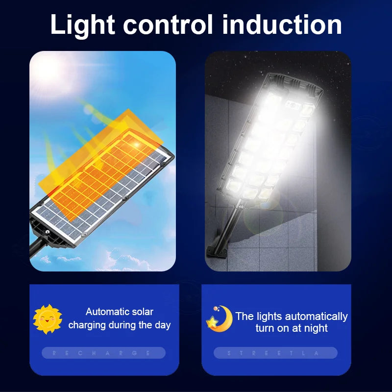28000W Ultra Powerful Solar Light Outdoor Super Bright Solar Street Lamp Dusk to Dawn Security Flood Light Remote Control Garden
