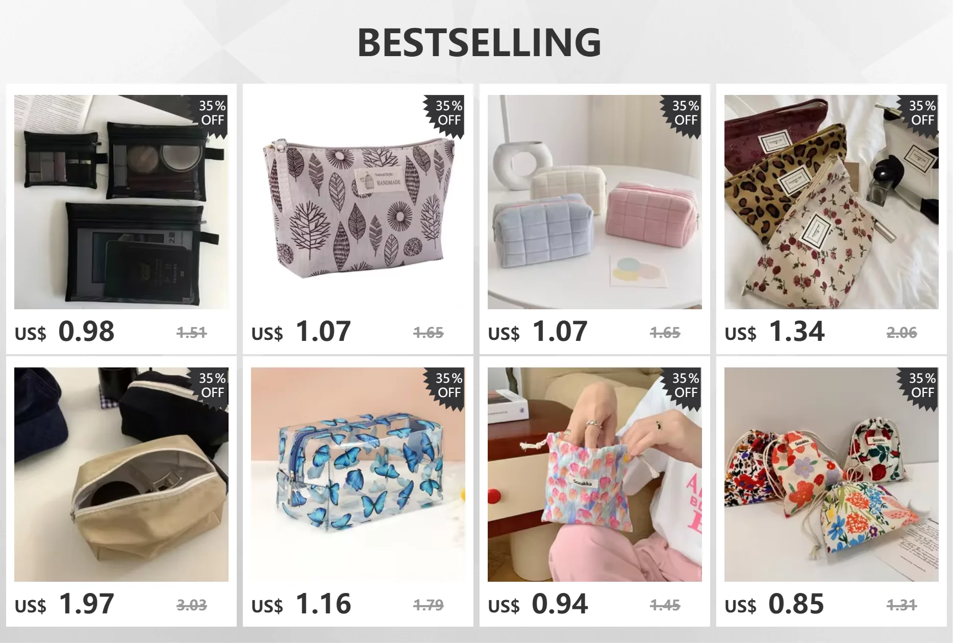 Cosmetic Bag Women Floral Makeup Case Organizer Korean Embroidery Cosmetic Pouch Travel Toiletry Bag Corduroy Canvas Beauty Case
