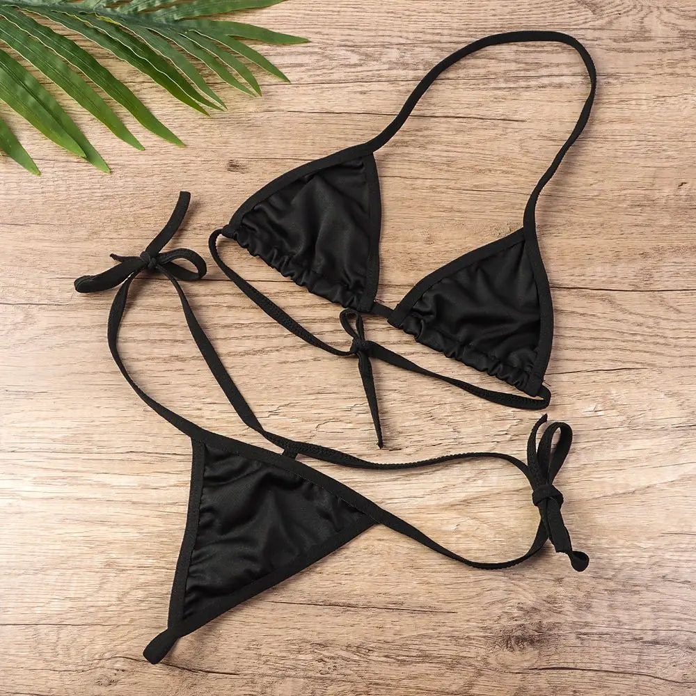 Fashion Sexy Backless Adjustable Bralette Bra Set Panties Underwear